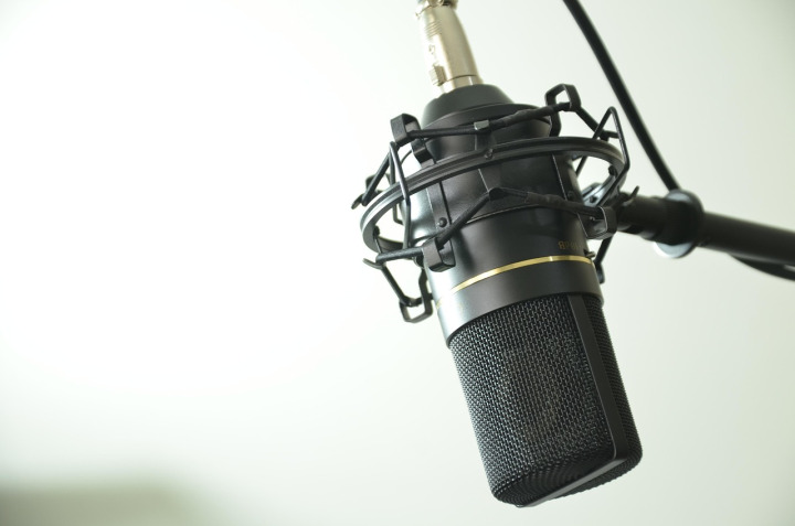 podcast microphone studio christian